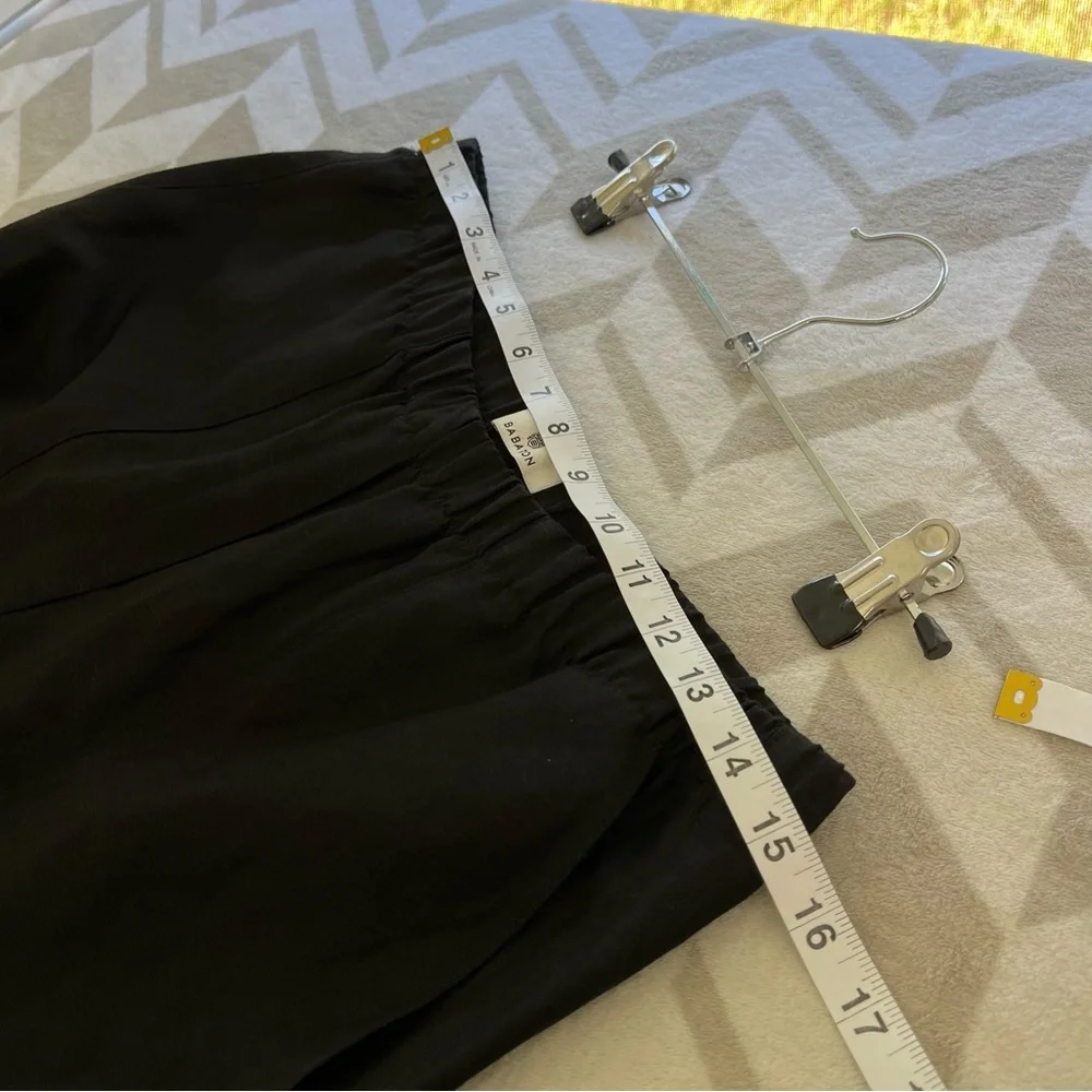 Aritzia Babaton Titan Linen‎ Cargo Pant black size 8